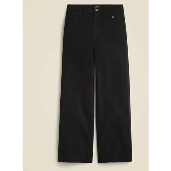 J. Crew Black Wide Leg Pants - Picture 3 of 6